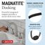Stryke Two Handle Widespread Pull Down Bathroom Faucet, 1.2 GPM (Lumicoat Stainless), 35775-SSPD-PR-DST