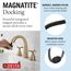 Stryke Two Handle Widespread Pull Down Bathroom Faucet, 1.2 GPM (Lumicoat Champagne Bronze), 357756-CZPD-PR-DST