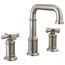 Broderick Two Handle Widespread Bathroom Faucet, 1.2 GPM (Lumicoat Stainless), 3587-SS-PR-DST