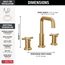 Nicoli Two Handle Widespread Bathroom Faucet, 35894LF-CZ (Champagne Bronze)