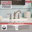 Linden 2 Handle Widespread Bathroom Faucet (Stainless), 3594-SSMPU-DST