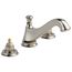 Cassidy 2 Handle Widespread Bathroom Faucet, Low Arc Spout, Less Handles (Polished Nickel), 3595LF-PNMPU-LHP