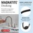 Cassidy Two Handle Widespread Pull Down Bathroom Faucet, 1.2 GPM (Stainless), 3597-SSPD-DST