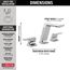 Pivotal Two Handle Widespread Bathroom Faucet, 1.20 GPM (Lumicoat Chrome), 3599LF-PR-MPU