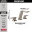Pivotal Two Handle Widespread Bathroom Faucet, 1.20 GPM (Lumicoat Stainless), 3599LF-SS-PR-MPU