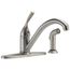 Single Handle Kitchen Faucet w/ Spray (Stainless Steel) (Stainless), 400-SS-DST