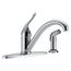 Commercial HDF Single Handle Kitchen Faucet w/ Spray (Chrome), 400LF-HDF
