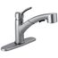 Collins Single Handle Pull-Out Kitchen Faucet (Arctic Stainless), 4140-AR-DST