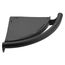 BathSafety Contemporary Corner Shelf w/ Assist Bar (Matte Black), 41516-BL