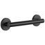 BathSafety 12" Contemporary Decorative ADA Grab Bar (Matte Black), 41812-BL
