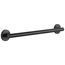 BathSafety 24" Contemporary Decorative ADA Grab Bar (Matte Black), 41824-BL