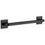 BathSafety Angular Modern Decorative ADA Grab Bar, 18" (Matte Black), 41918-BL