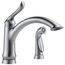 Linden Single Handle Kitchen Faucet w/ Spray (Arctic Stainless), 4453-AR-DST