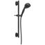 H2Okinetic 5-Setting Slide Bar Hand Shower (Matte Black), 51559-BL