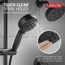 7-Setting Hand Shower w/ Slide Bar & Cleaning Spray (Matte Black), 51584-BL