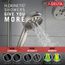 7-Setting Slide Bar Hand Shower with Cleaning Spray, 1.75 GPM (Lumicoat Stainless), 51584-SS-PR