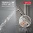 H2OKinetic 3-Setting Slide Bar Hand Shower, 1.75 GPM (Lumicoat Stainless), 51799-SS-PR