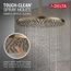 Single-Setting Metal Raincan Shower Head, 2.5 GPM (Lumicoat Champagne Bronze), 52158-CZ-PR25