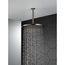 Single-Setting Metal Raincan Shower Head, 2.5 GPM (Lumicoat Black Stainless), 52158-KS-PR25