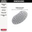 Single-Setting Metal Raincan Shower Head, 1.75 GPM (Lumicoat Chrome), 52158-PR