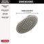 52158-SS-PR25 Single-Setting Metal Raincan Shower Head (Lumicoat Stainless)