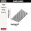 Single-Setting Metal Raincan Shower Head (Lumicoat Chrome), 52159-PR25