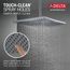 Single-Setting Metal Raincan Shower Head (Lumicoat Chrome), 52159-PR25