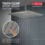 Single-Setting Metal Raincan Shower Head, 1.75 GPM (Lumicoat Stainless), 52159-SS-PR