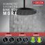52160-BL H2Okinetic Single Setting Shower Head w/ UltraSoak (Matte Black)