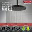 52160-BL25 H2Okinetic Single Setting Shower Head w/ UltraSoak (Matte Black)
