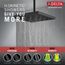 52161-BL H2Okinetic Single Setting Shower Head w/ UltraSoak (Matte Black)