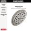 H2Okinetic 4-Setting Shower Head with Ultrasoak, 1.75 GPM (Lumicoat Stainless), 52487-SS-PR