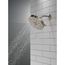 H2Okinetic 4-Setting Shower Head with UltraSoak, 1.75 GPM (Lumicoat Stainless), 52488-SS-PR