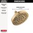 5-Setting Showerhead (Champagne Bronze), 52535-CZ