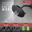52688-BL H2OKinetic 3-Setting Raincan Shower Head (Matte Black)