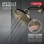 H2Okinetic 3-Setting Raincan Shower Head, 1.75 GPM (Lumicoat Champagne Bronze), 52688-CZ-PR
