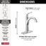 Woodhurst Single Handle Bathroom Faucet (Chrome), 532-MPU-DST