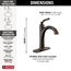 Woodhurst Single Handle Bathroom Faucet (Venetian Bronze), 532-RBMPU-DST