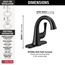 Kayra Single Handle Bathroom Faucet (Matte Black), 533LF-BLMPU