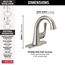 Kayra Single Handle Bathroom Faucet (Stainless), 533LF-SSMPU