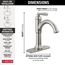 Saylor 1-Handle Bathroom Faucet (Stainless), 535-SSMPU-DST