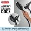 7-Setting SureDock Magnetic Hand Shower, 1.75 GPM (Matte Black), 54810-BL-PK