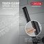 Grail Premium Single-Setting Adjustable Wall Mount Hand Shower (Matte Black), 55085-BL