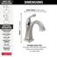 Dryden Single Handle Bathroom Faucet (Stainless), 551-SS-DST