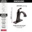Dryden Touch2O Bathroom Faucet w/ Touchless Technology (Venetian Bronze), 551T-RB-DST