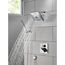 H2OKinetic Single-Setting Adjustable Wall Mount Hand Shower, 1.75 GPM (Lumicoat Chrome), 55567-PR