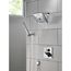 H2OKinetic Single-Setting Adjustable Wall Mount Hand Shower, 1.75 GPM (Lumicoat Chrome), 55567-PR
