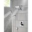 H2OKinetic Single-Setting Adjustable Wall Mount Hand Shower, 1.75 GPM (Lumicoat Chrome), 55567-PR