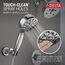 7-Setting Wall Mount Hand Shower with Cleaning Spray, 1.75 GPM (Lumicoat Chrome), 55884-PR