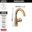 558HAR-CZ-DST Trinsic Single Handle Bathroom Faucet (Champagne Bronze)